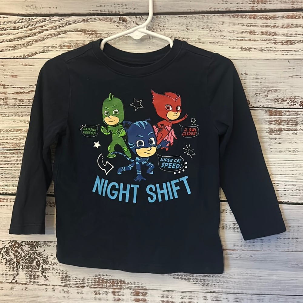 Blue PJ Mask long sleeve size 2t